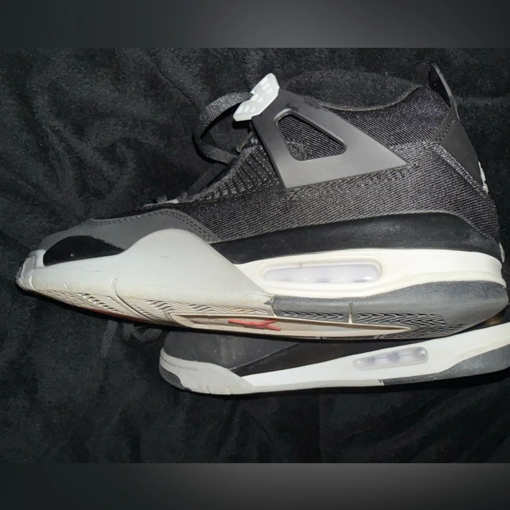 Jordan Black and Gray Sneakers